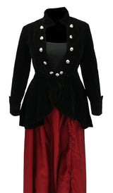Velvet Tailcoat - Black