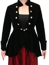 Velvet Tailcoat - Black