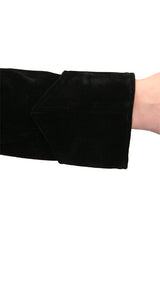 Velvet Tailcoat - Black