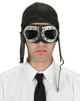 RAF Style Ace Flying Goggles - Smoke Lens