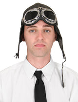 RAF Style Flyboy Flying Goggles - Smoke Lens