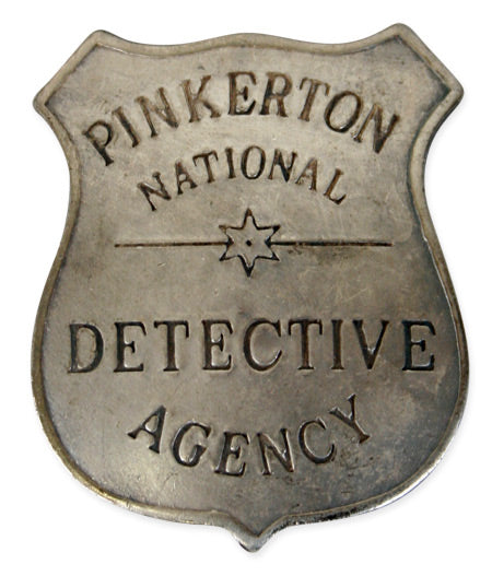 Old West Badge - Pinkerton Detective