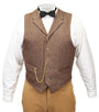 Brown Herringbone