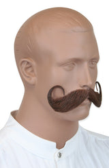 Handlebar Mustache - Brown
