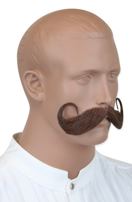 Handlebar Mustache - Brown