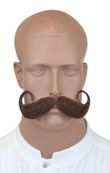 Handlebar Mustache - Brown