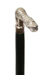 Serpent Walking Stick - Silver