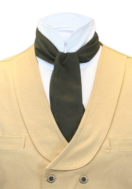Classic Cotton Cravat - Olive