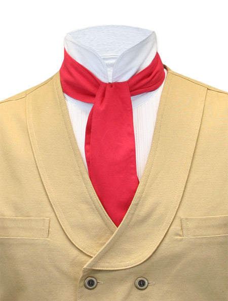 Classic Cotton Cravat - Red