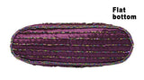 Oblong Rose Purse - Purple