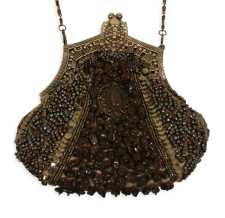 Medallion Purse - Brown