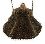 Medallion Purse - Brown