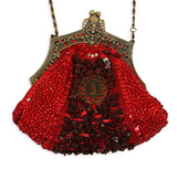 Medallion Purse - Red