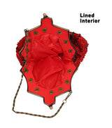 Medallion Purse - Red