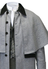 Coburn Velvet Great Coat - Gray