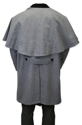 Coburn Velvet Great Coat - Gray
