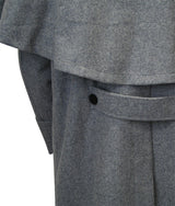Coburn Velvet Great Coat - Gray