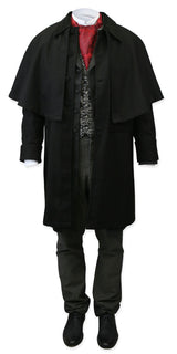 Coburn Velvet Great Coat - Black