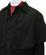 Coburn Velvet Great Coat - Black
