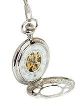 Mechanical Pocket Watch - Silver Sprockets