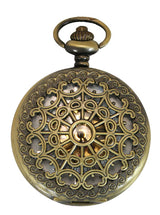Mechanical Pocket Watch - Antique Gold Lacy Design