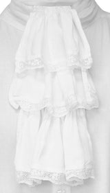 Marcus Regency Shirt with Removable Jabot - White