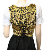Domenica Underbust Bodice - Gold/Black