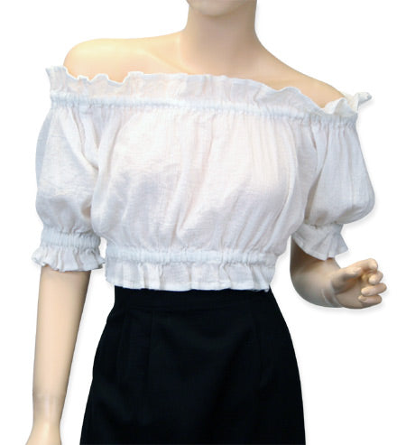 Jessamine Crop Top - White
