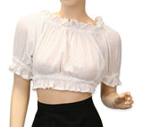 Jessamine Crop Top - White