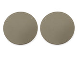 One Pair Flat 50mm Acrylic Lenses - Bronze
