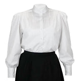 Classic Gibson Girl Blouse - White