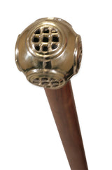 Divers Helmet Walking Stick - Brass