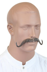 Musketeer Mustache - Gray