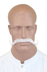 Musketeer Mustache - White
