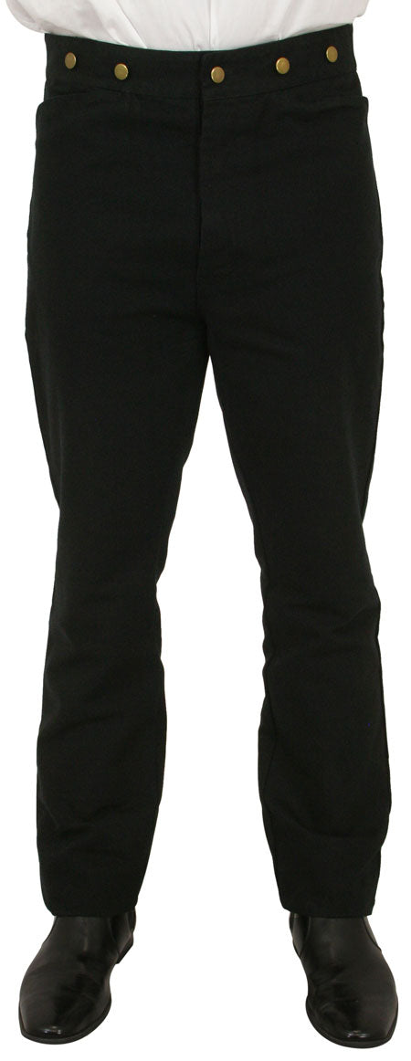 Classic Canvas Trousers - Black – Historical Emporium