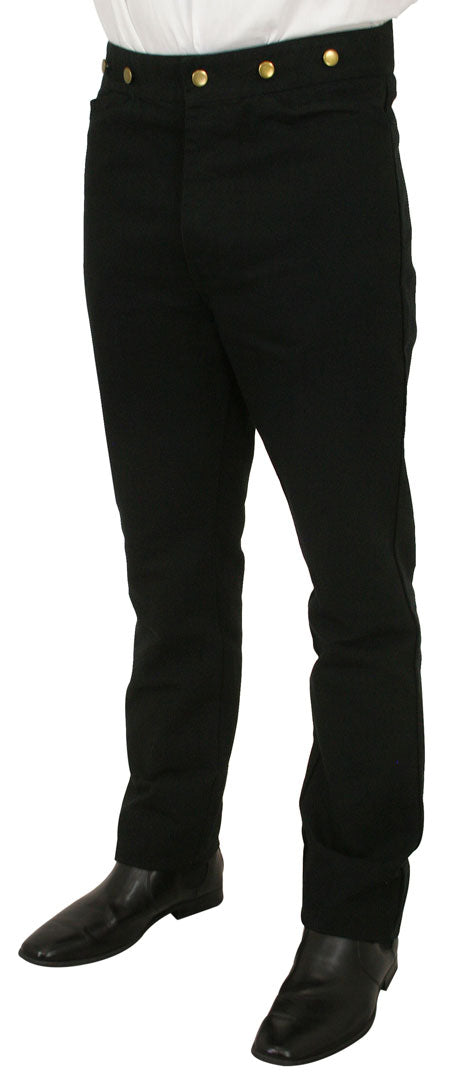 Classic Canvas Trousers - Black – Historical Emporium