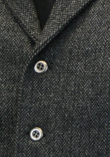Burford Tweed Vest - Gray Herringbone