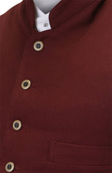 Commander 19th Century Work Vest - Crimson