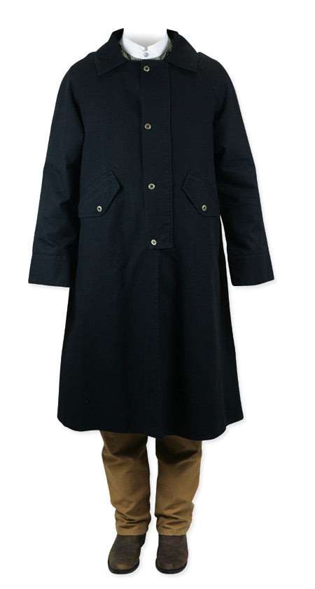 Classic Canvas Duster - Black