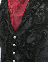 Aristocrat Printed Vest - Black Tapestry