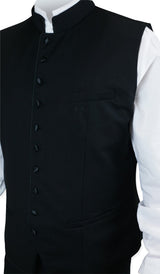 Buckingham Vest - Black/Black