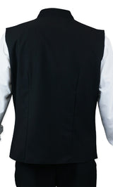 Buckingham Vest - Black/Black