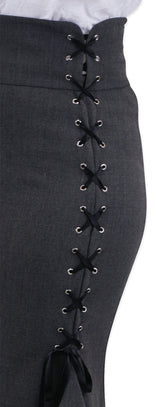 Vivien Fishtail Skirt - Gray