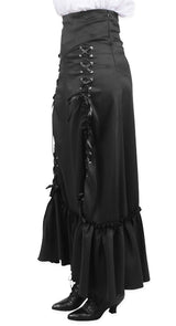 Marguerite Ruched Skirt - Black