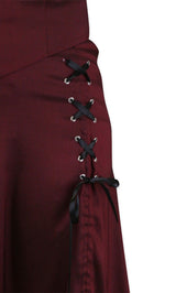 Marguerite Ruched Skirt - Burgundy