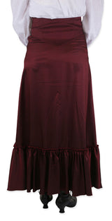 Marguerite Ruched Skirt - Burgundy