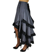 Lorena Ruffled Skirt - Gray