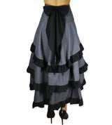 Lorena Ruffled Skirt - Gray