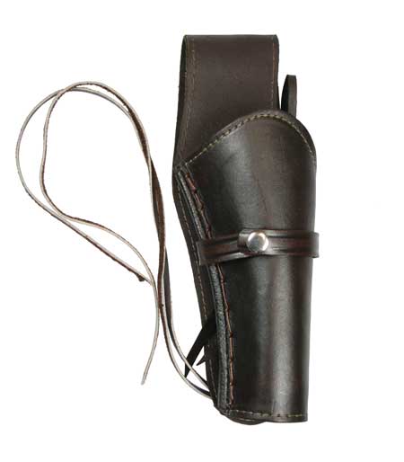Western Holster - Standard Barrel - RH Draw - Plain Brown