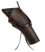 Western Holster - Standard Barrel - RH Cross Draw - Plain Brown